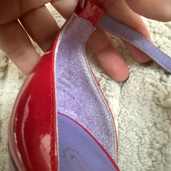 Coach Women's red and purple Wedge Sandals ❤️⭐️ - Picture 5 of 7